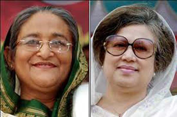 হাসিনাকে খালেদার নববর্ষের শুভেচ্ছা .....