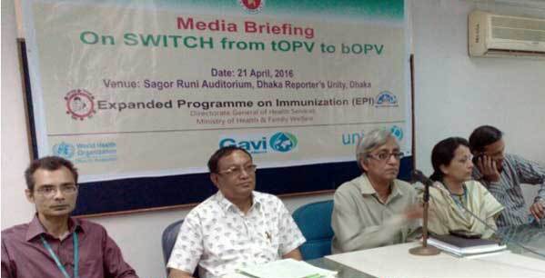 পোলিও ভ্যাকসিনে পরিবর্তন আসছে বিশ্বব্যাপী।।