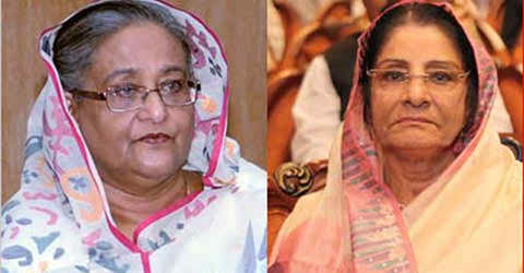 সংসদে আকস্মিক হাসিনা-রওশন বৈঠক ।।