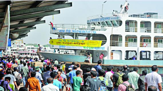 নৌযান ধর্মঘট স্থগিত ।। শ্রমিকের মজুরি পূন:নিরধারনে কমিটি গঠন.....