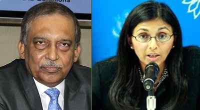 স্বরাষ্ট্রমন্ত্রীর সঙ্গে বৈঠকে বসেছেন মার্কিন সহকারী পররাষ্ট্রমন্ত্রী নিশা দেশাই ।।