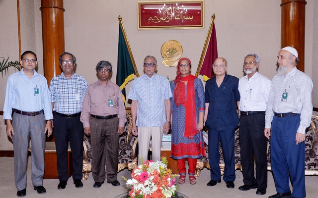 রাষ্ট্রপতির সঙ্গে বুয়েট প্রতিনিধি দলের সৌজন্য সাক্ষাৎ...