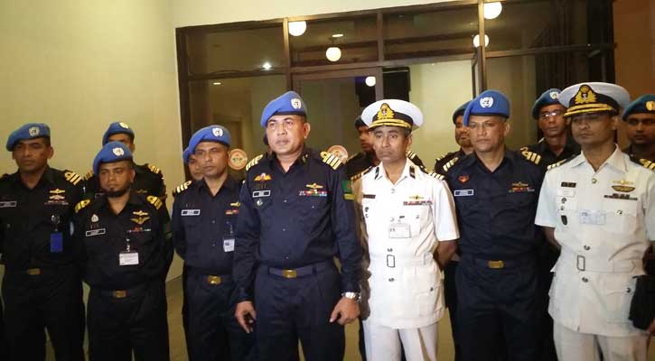 শান্তিরক্ষায় লেবাননের পথে বাংলাদেশ নৌবাহিনীর ১৩৫ সদস্য ।।