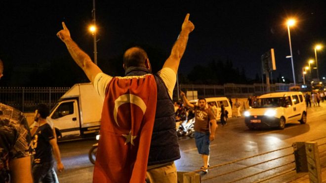 অভ্যুত্থানের মুখেই ইস্তানবুলে ফিরেছেন প্রেসিডেন্ট এর্দোয়ান