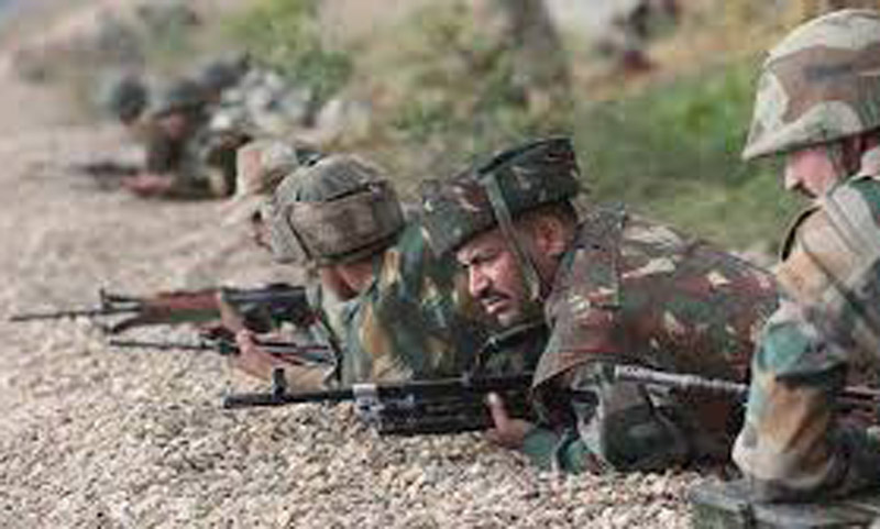 কাশ্মীরে টহলরত ভারতীয় সৈন্যদের ওপর সন্ত্রাসী হামলা ।। নিহত ১ আহত ২ জওয়ান