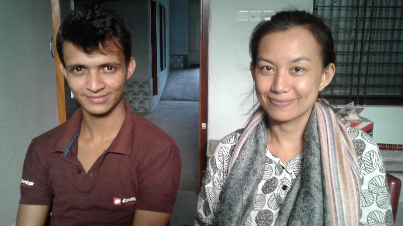 প্রেমের টানে থাই-কন্যা বাংলাদেশের নওগাঁ আত্রাইয়ে।।