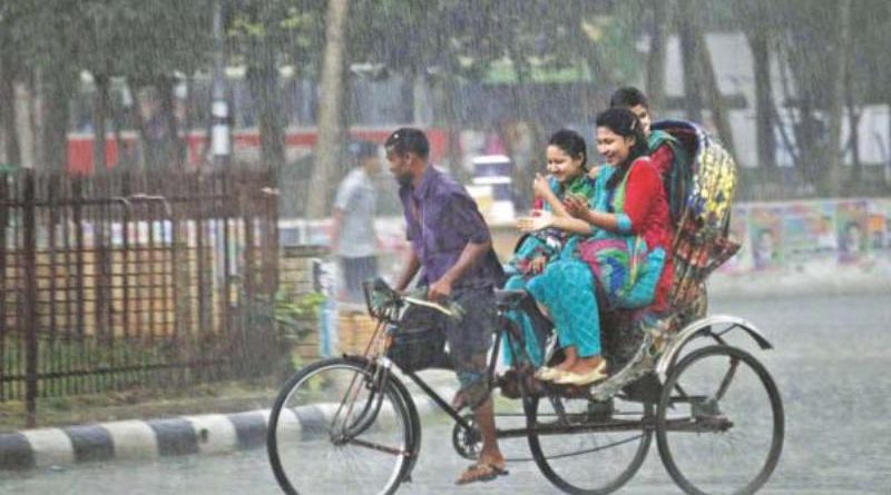 রাজধানী ঢাকাসহ দেশের বিভিন্ন স্থানে আজও বৃষ্টিপাতের সম্ভবনা তবে মাত্রা গতকালের চেয়ে কমবে।।