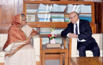 পারস্পরিক স্বার্থে বাংলাদেশের বিশেষ অর্থনৈতিক অঞ্চলে মরক্কোকে বিনিয়োগের আহ্বান জানালেন প্রধানমন্ত্রী শেখ হাসিনা।।   