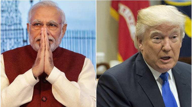 মার্কিন প্রেসিডেন্ট ডোনাল্ড ট্রাম্পকে সপরিবারে ভারতে আসার আমন্ত্রণ জানালেন প্রধানমন্ত্রী নরেন্দ্র মোদি ।।