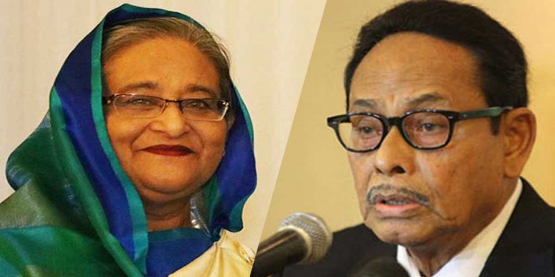 শেখ হাসিনার জন্মদিনে জাপা চেয়ারম্যান এরশাদের শুভেচ্ছা