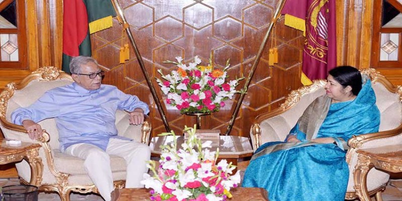 রাষ্ট্রপতি সঙ্গে স্পিকারের সৌজন্য সাক্ষাত