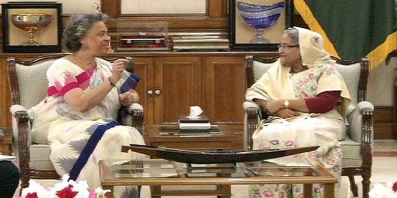 প্রধানমন্ত্রীর সঙ্গে বিদায়ী সাক্ষাৎ করলেন বিদায়ী মার্কিন রাষ্ট্রদূত বার্নিকাট