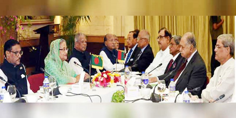 প্রধানমন্ত্রীর সঙ্গে ঐক্যফ্রন্ট নেতাদের দ্বিতীয় দফার সংলাপ চলছে