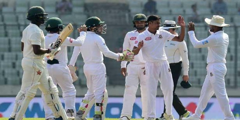জিম্বাবুয়েকে টেস্ট ক্রিকেটে ফলোঅনে ফেলল বাংলাদেশ