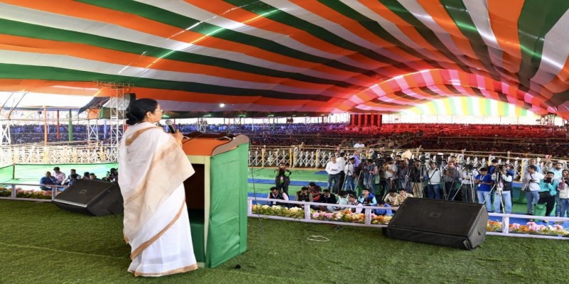 এবার ভারতে সরকার গড়বে বাংলাঃ মুখ্যমন্ত্রী মমতা বন্দ্যোপাধ্যায়   