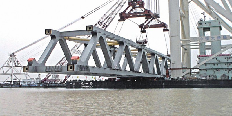 পদ্মা সেতুর ৭ নম্বর খুঁটির পাইল বসছে আজ॥