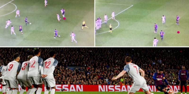 ফুটবল॥ ফ্রি কিকে ৩ মিটার চুরি করেছেন মেসি!