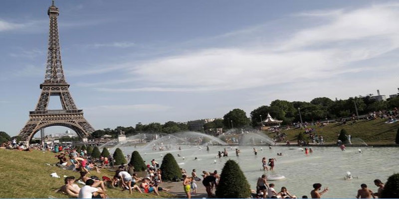 তাপমাত্রার নতুন রেকর্ড ফ্রান্সের।।