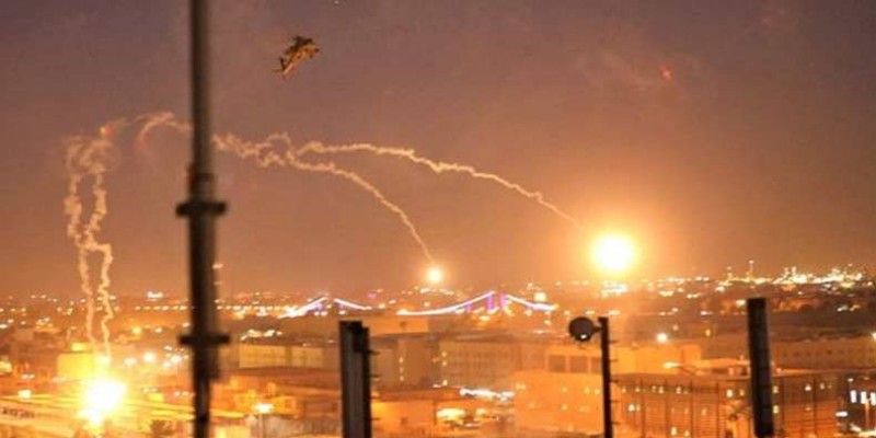 বাগদাদে রকেট হামলা॥কেঁপে উঠলো মার্কিন দূতাবাস