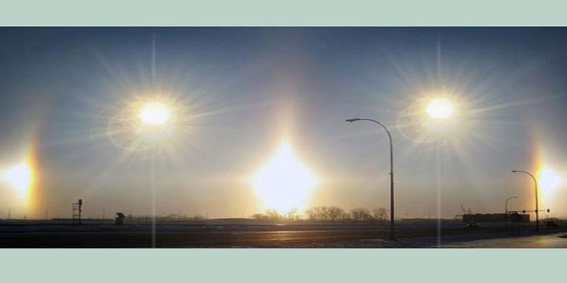 চীনের আকাশে একসঙ্গে দেখা মিললো পাঁচ সূর্য॥