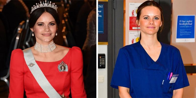 করোনা আক্রান্তদের সেবায় প্রাসাদ ছেড়ে হাসপাতালে কাজ করছেন সুইডেনের রাজকন্যা॥