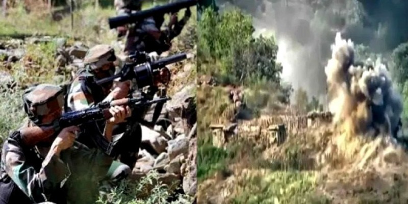 আজাদ কাশ্মীর থেকে একের পর এক পাকিস্তানের আর্মি পোস্ট উড়িয়ে দিল ভারত