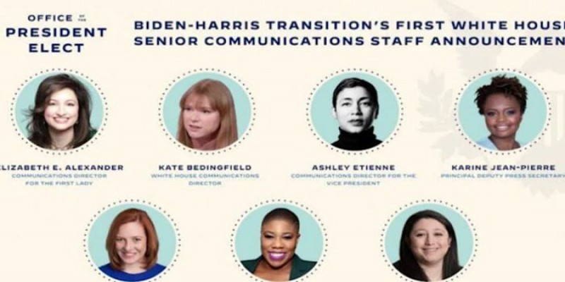 মার্কিন মুলুকে নতুন ইতিহাস॥বাইডেনের সিনিয়র প্রেস টিমের সব পদে নারী