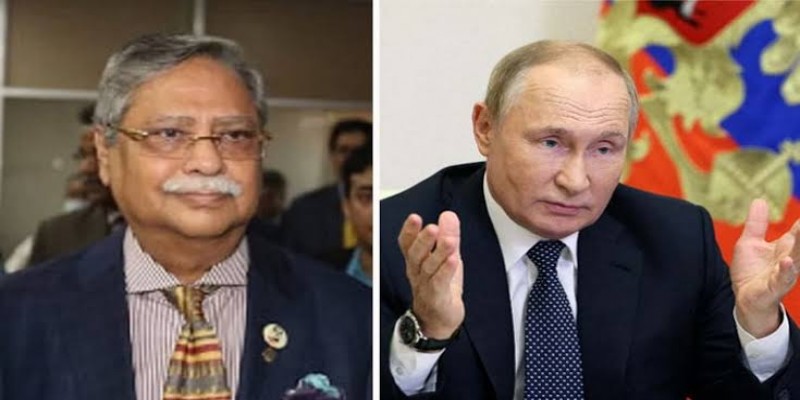 নতুন রাষ্ট্রপতি সাহাবুদ্দিনকে অভিনন্দন জানালেন পুতিন।।