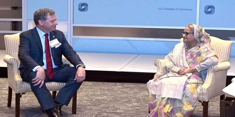 মার্কিন ব্যবসায়ীদের জন্য বিশেষ অর্থনৈতিক অঞ্চলের প্রস্তাব প্রধানমন্ত্রীর