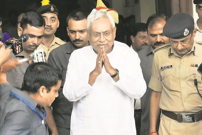 বিজেপির সমর্থনে বিহার বিধানসভায় সংখ্যাগরিষ্ঠতার ভোটে নীতীশের সহজ জয় ।।