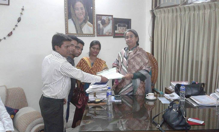সরকারি চাকরিতে আবেদনের বয়সসীমা ৩৫ করার দাবি জানিয়ে বাংলাদেশ ছাত্র পরিষদের স্মারকলিপি পেশ   