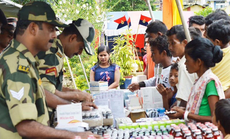ভারতের মেঘালয়ে প্রথমবারের মত বিজিবি-বিএসএফ মৈত্রী মেডিক্যাল ক্যাম্প অনুষ্ঠিত।।   