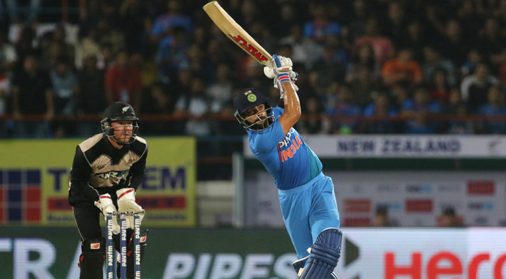 রোমাঞ্চকর ম্যাচে নিউজিল্যান্ডকে ৬ রানে হারিয়ে সিরিজ জিতলো টিম ইন্ডিয়া।   