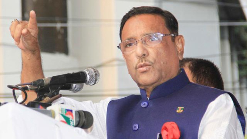 কারচু‌পির ভাঙা রেকর্ড বাজা‌বেন না।।রাসিক নির্বাচন প্রসঙ্গে বিএন‌পি‌কে ওবায়দুল কাদের