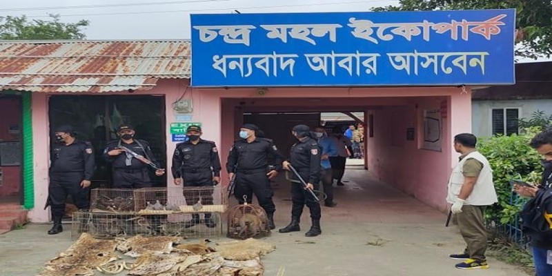 বাগেরহাটে ইকোপার্ক থেকে ৪৩ বন্য প্রাণি উদ্ধার, ব্যবস্থাপককে জরিমানা   