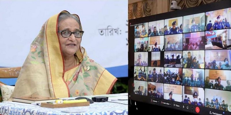 ভিডিও কনফারেন্সের মাধ্যমে দেশের ৬৫৯ থানায় পুলিশের ‘সার্ভিস ডেস্ক’ উদ্বোধন করলেন প্রধানমন্ত্রী॥