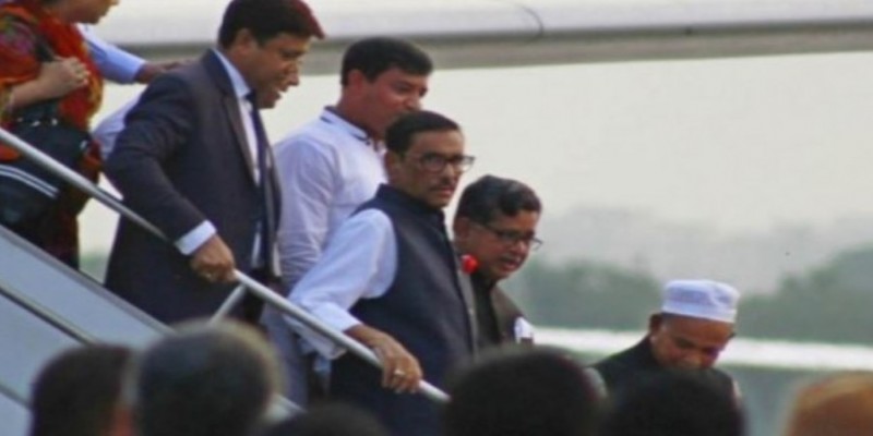 স্বাস্থ্য পরীক্ষা শেষে দেশে ফিরলেন ওবায়দুল কাদের।।