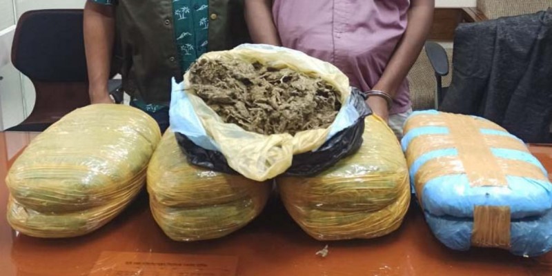 মতিঝিলে ১৪ কেজি গাঁজাসহ গ্রেফতার ২।।