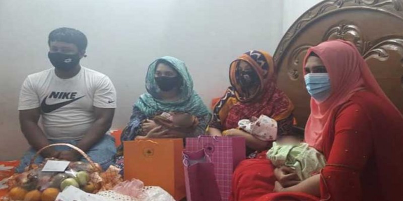 স্বপ্ন, পদ্মা ও সেতুকে সোনার চেইন দিলেন প্রধানমন্ত্রী।।