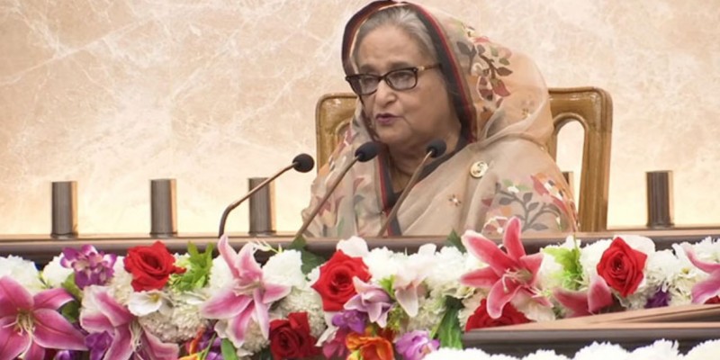 পদ্মা সেতুর সমীক্ষা বন্ধ করেছিল বিএনপি।। প্রধানমন্ত্রী