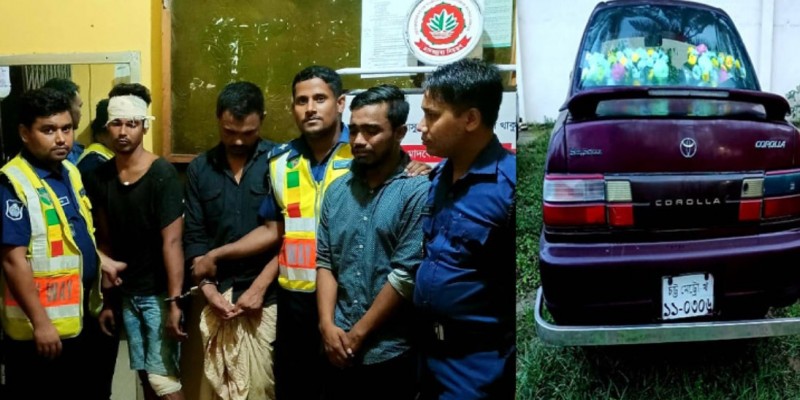 মহাসড়কে ট্রাক লুটের চেষ্টা।।গ্রেফতার ৩